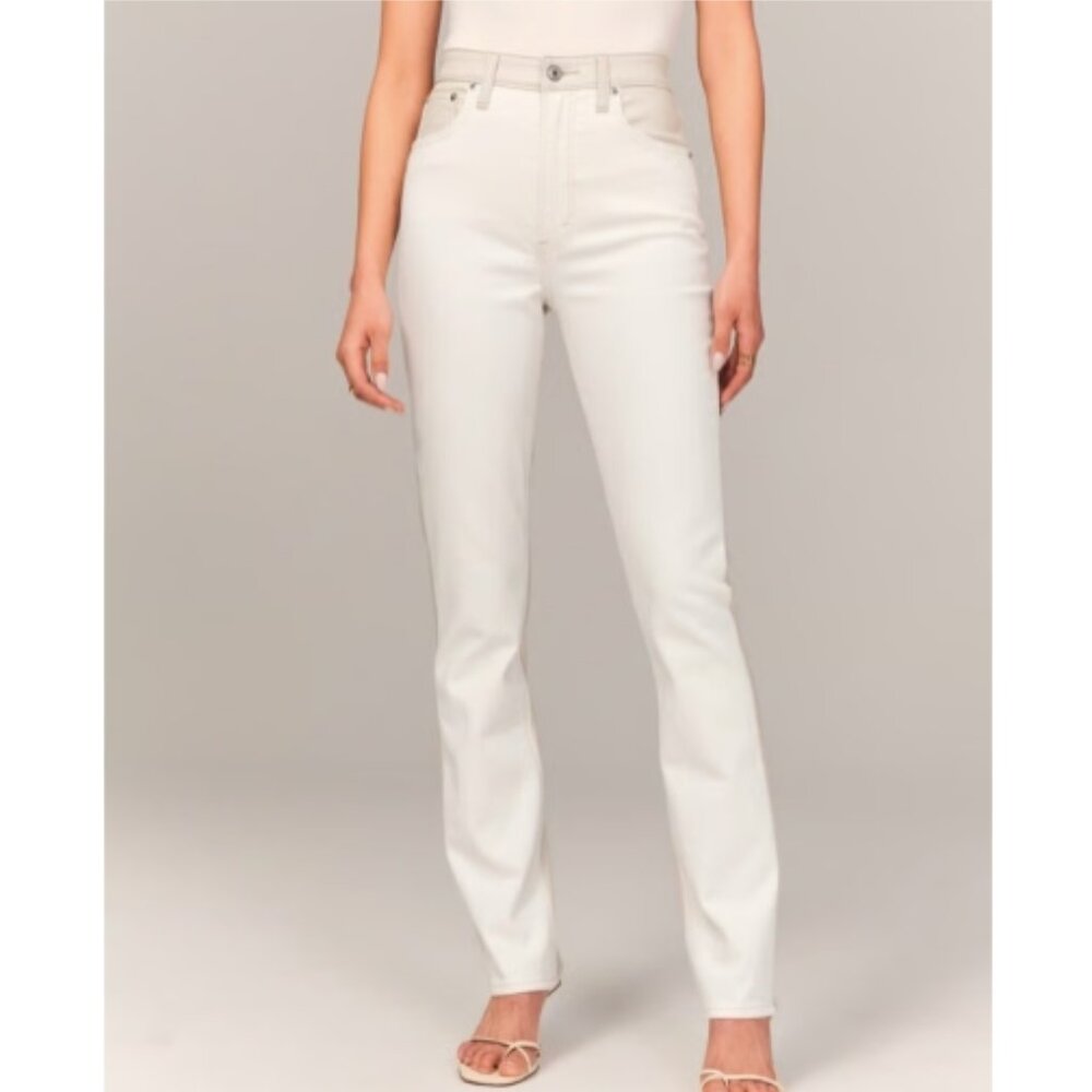 Abercrombie & Fitch The 90s Straight Ultra High Rise Jeans